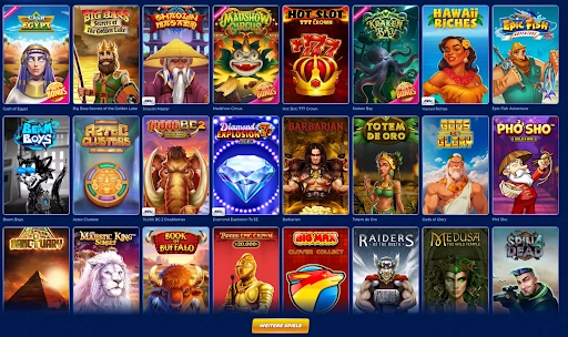 Vielfältige Auswahl an BassBet Casino-Spielen, einschließlich exklusiver Spielautomaten und Neuheiten.